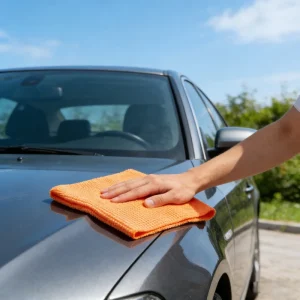 Honeycomb Car Drying Towel Multi Colored Optional Car Cleaning Microfiber Towels