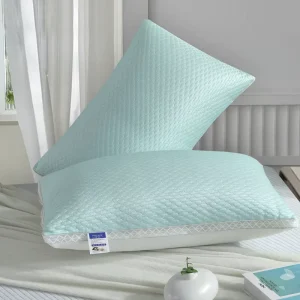 Honeycomb Shape Bed Pillows 100% Polyester Down Alternative Microfiber Filling Cool Summer Luxury Hotel Cervical Pillow