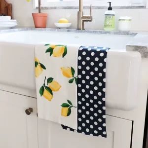 Hoshom Custom High Quality Cotton Linen Absorbent Quick Dry Eco Friendly OEM Factory Printed Tea Kitchen Towel Custom Shape MOQ