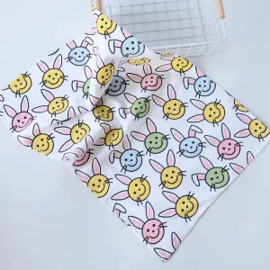Hoshom Soft Washable Stylish 100% Cotton Reusable Digitalfactory Printed Absorbent Eco Antimicrobial Child Proof Kitchen Towel