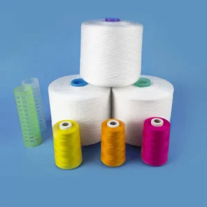 Hot High Strength Factory Tfo 50 1.25kg Dyed 100% Yizheng Ring Spun 40s3 Polyester Colored Yarn for Sewing Thread 40 2