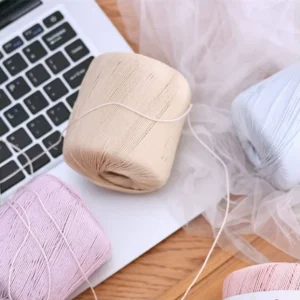 Hot Multicolour Dyed Fancy Yarn 3 Pearl Lace 100% Cotton Spring Summer Hand Knit Weaving Yarns High quality Recyclable OE