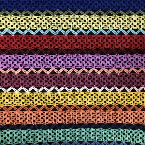 Hot New Textiles Herringbone Polyester Knitted French Clothes Fabric Warp Knitting Polyester Dress Fabric for Garment