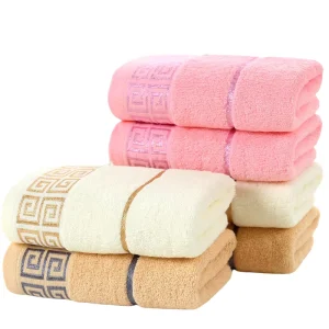 Hot Sellers Jacquard Satin File Soft Absorbent Towels Luxury Hotel Towels Cotton Towels for Household Use