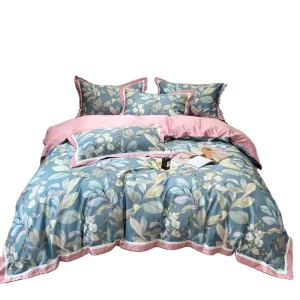 Hot Selling 100% Cotton Bedding Set Customized Bedsheet Set Luxury Cotton Bed Sheet 100% Cotton Oeko tex Bedsheet Set