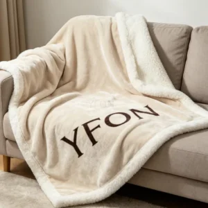 Hot Selling 100% Polyester Coral Fleece Blanket Custom Luxury Winter Bedding Custom Logo Eco-Friendly Sherpa Throws