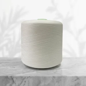 Hot Selling 40S 3 RSP 100%Recycled Staple Spun Polyester Sewing Yarn for Sewing Raw White AA Grade GRS