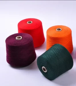 Hot Selling 48NM 2 50% Wool 50% Acrylic Blended Yarn Hank Dyed Color Knitting Yarn For Sweater