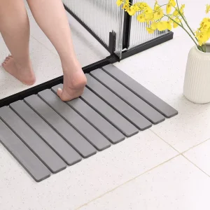 Hot Selling High Quality Non Slip Absorbent Silica Diatomite Bathroom Mat Quick Dry Washable