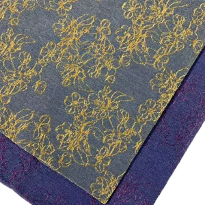 Hot-Selling Knitted Jacquard Denim Fabric for Skirts