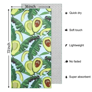 Hot Selling Microfiber Beach Towels Customized Printed Pattern Quick Dry Super Absorbent Modern Adult Summer Holiday Travel