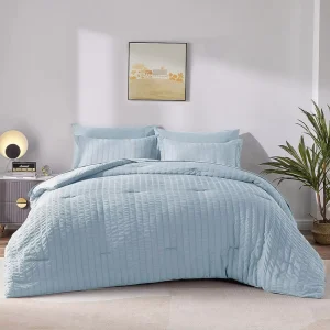 Hot Selling New Top Sale Diamond Ruffled Bed Sheet Quilt Hotel Home Decor Luxury Comforter Set