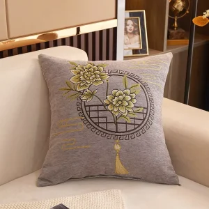 Hot Selling Portable Antistatic Decorative Throw Pillow Soft Memory Woven Design Animal Cartoon Leaves Portrait