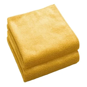 Hot Selling Square 40*40cm 300gsm Microfiber High Water Absorption Cleaning Cloth Warp Knitted Kitchen Car Towel