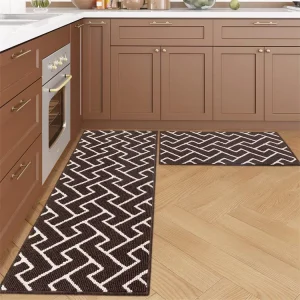Hot Selling Super Absorbent Polypropylene Non Slip Kitchen Runner Rug Soft Comfort Washable Kitchen Floor Mats