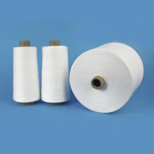 Hot Xinao High Tenacity Factory 100% Yizheng Raw White Ring Spun 40s3 Polyester Paper Cone Yarn for Sewing Threads 50 2 OEKO