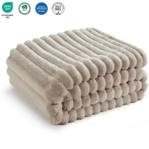 Hot selling Warm Flannel Sherpa Sheet Blanket for Bedroom Weighted Decoration Blue Warm Flannel Blankets for Winter