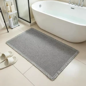 Hotel Bath Mat Bath Towel Mat for Floor White Professional