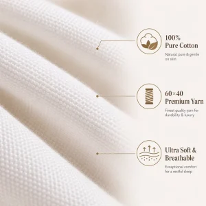 Hotel Bed Linen Set 100% Cotton 300TC White Flat Fitted Sheet Duvet Cover Pillowcase OEM Custom Logo