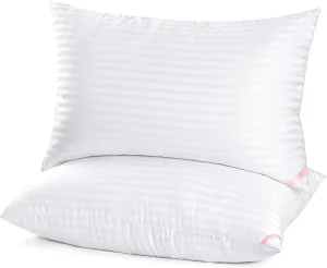 Hotel Bed Pillows for Sleeping 1 Pack Pillows for Side and Back Sleepers Super Soft Down Alternative Microfiber Filled Pillows