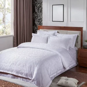 Hotel Bedding Bed Sheet Set Solid Fitted Sheet & Pillowcase Factory Price Low Price