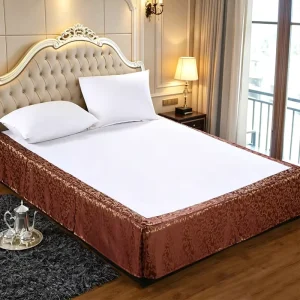 Hotel Bedding Modern and Simple Single Piece Bed Skirt Hotel White Bed Cover Bed Cover Bedsheet Bed Group