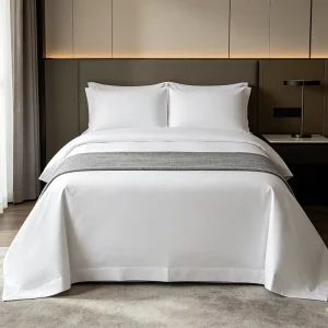 Hotel Bedding Set and Towels 100% Cotton Combed Durable OEKO-TEX Standard 100 for Hospitality