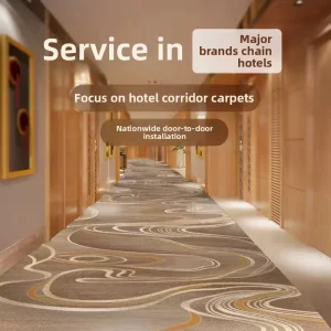 Hotel Carpet for Guest Room Banquet Hall Office Building Office Room Living Room Bedroom Full Coverage Nylon Wall to Wall Carpet