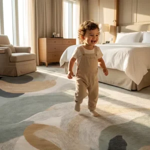 Hotel Carpet for Hotel Lobby and Banquet Hall Wall to Wall Nylon Fire Resistant Sound Absorbing Custom Logo