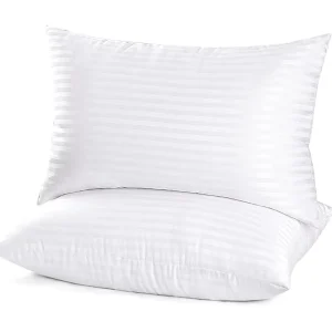 Hotel Collection Bed Pillows Soft and Firm Pillow for Side and Back Sleeper Super Soft Down Alternative Microfiber Filled Pillow
