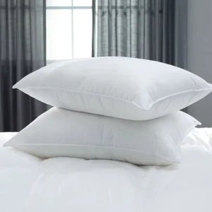 Hotel Collection Bed Pillows for Comfortable Sleep Soft Solid Design Neck Pillows