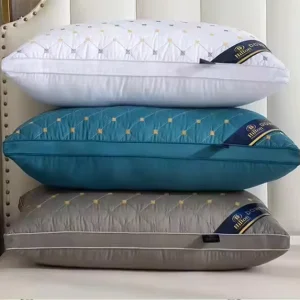 Hotel Collection Quality Bed Pillow for Sleeping Set of 2 Down Alternative Microfiber Filled Pillow Back Side Sleeper