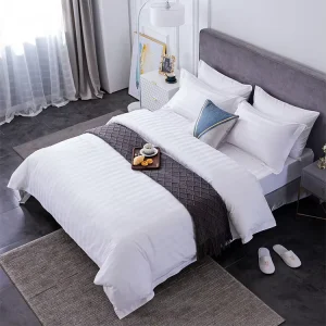 Hotel Collection Satin Stripe Bedding Four Seasons Duvet Cover Set
