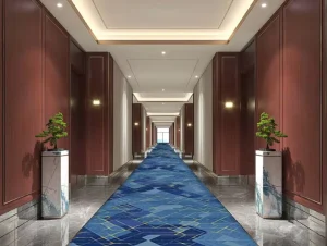 Hotel Commercial Renovator Wall to Wall Nylon Carpet Anti-wear Custom Art Free Color Swatch for Distributor Long Order