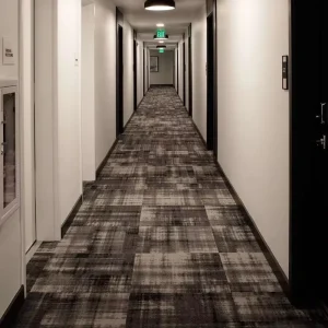 Hotel Corridor Cut Pile Reversible Washable Anti Static High Pile Printed Floor Carpet Blend Roll Abrasion Resistant