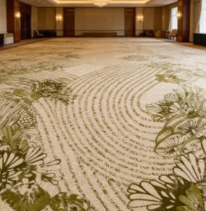 Hotel Corridor Hallway Runner Carpet Polyester Nylon Medium Pile Tufted Fire Resistant Stain Resistant Non Slip Cushioned