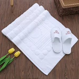 Hotel Cotton 21 Strand Floor Towel Beauty Salon Solid Color Jacquard Bath Mat