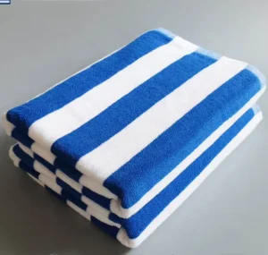 Hotel Cotton Striped Resort Beach Towels