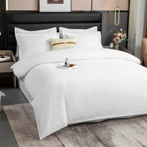 Hotel Customized 5 Star Bedsheets Comfort Bed Linen 100% Cotton Duvet Quilt Pillow Bedding Sets Collections
