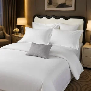 Hotel Duvet Cover Set Polycotton White Bedding Set Plain Duvet Cover Set Soft Hospitality Bed Linen
