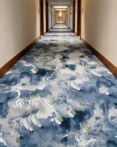 Hotel Floor Acoustic Backed Wall to wall Carpet Open room High Durability Luxury Woven Machine Made Modern Maritime Use