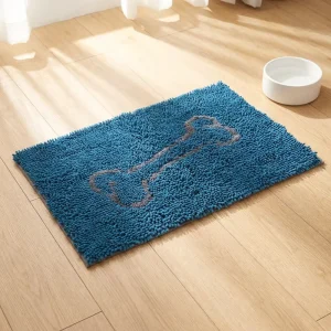 Hotel Grade Microfiber Chenille Bath Rug Anti Slip Washable High Water Absorption Shaggy Shower Foot Mats Indoor Floor Mat