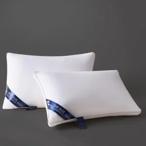 Hotel Grade Soft Down Alternative Pillow Double Edge Stitched Neck Support Sleep Pillow Anti Mite Washable Bed Pillow