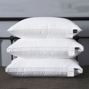 Hotel Grade Soft and Supportive Bed Pillows Portable and Eco Friendly Folded Design Back Sleepers Hotel Pillow