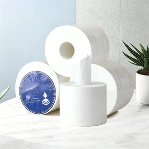 Hotel Home Bathroom Public Places Eco Friendly Biodegradable Ultra Soft Pure Wood Pulp Jumbo Roll Center Pull Paper Towel