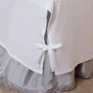 Hotel Home White Lyocell Bed Skirt Sheet Set Bed Skirt King Size