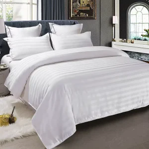 Hotel Linen Bedding Set Jacquard Comforter Sets King Size Luxury Bedding Queen Size