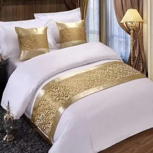 Hotel Linen Luxury 300TC 4 Pieces Eco Friendly European American Style Jacquard Bedding Set