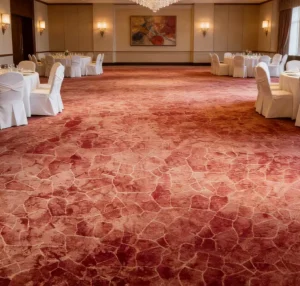 Hotel Lobby Carpet Wall to Wall Nylon Axminster Fire Resistant Heavy Traffic Repeat Order