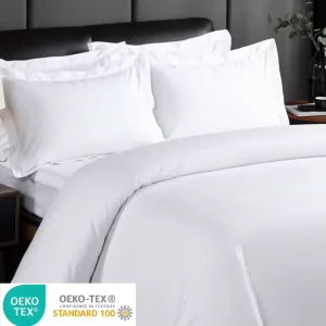 Hotel Luxury Cotton Custom Bedding Set 3 4 6 7 Pieces Bed Sheet Pillow Case Duvet Cover Set for Queen King Size